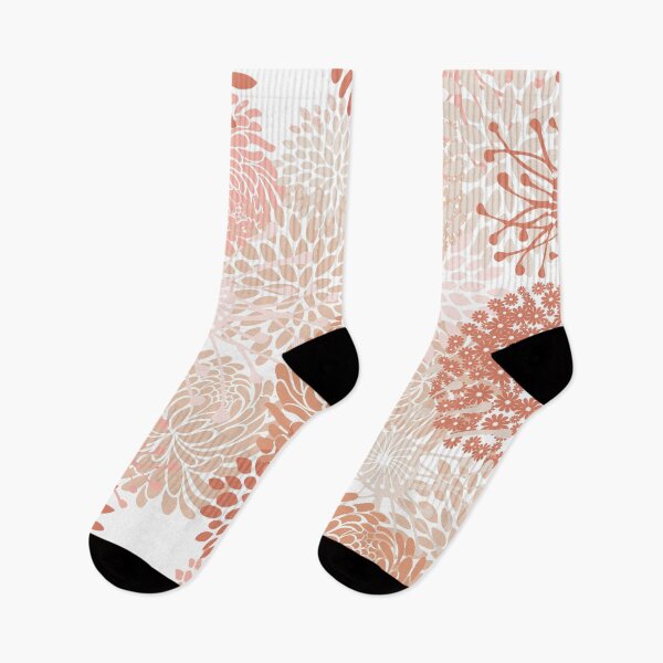 Item preview, Floral Pattern, Mixed Blooms, Blush, Terracotta and Pink designed and sold by meggydesigns.