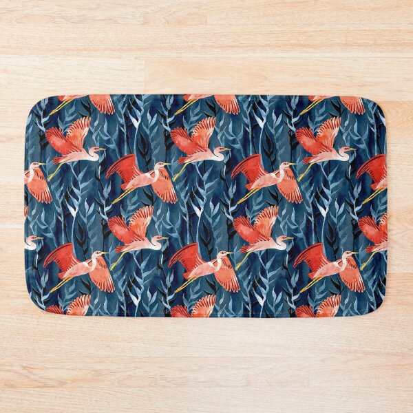 Item preview, Birds and Reeds in Red and Blue designed and sold by micklyn.