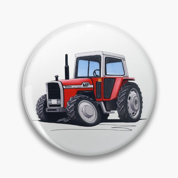 Item preview, Massey Ferguson 590 Tractor designed and sold by Yeomans Cartoons.