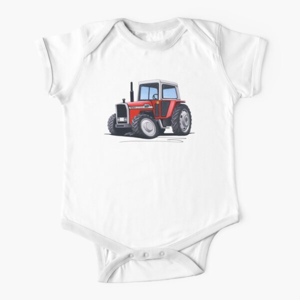 Massey Ferguson 590 Traktor Baby Body Kurzarm