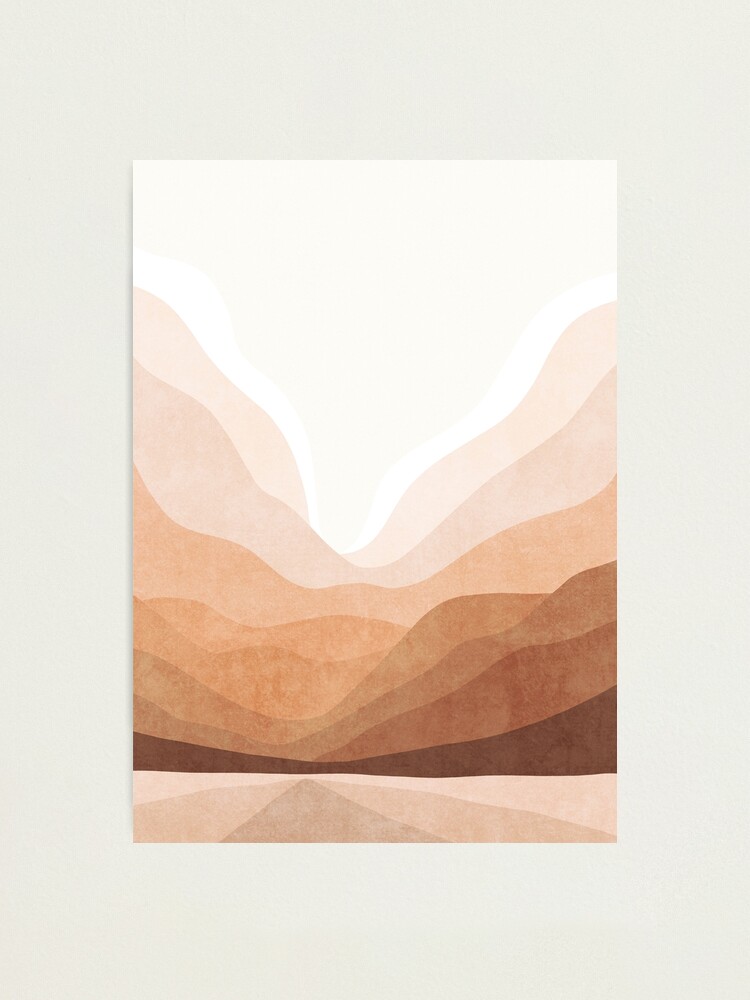 Alternate view of Warm mountain landscape Photographic Print