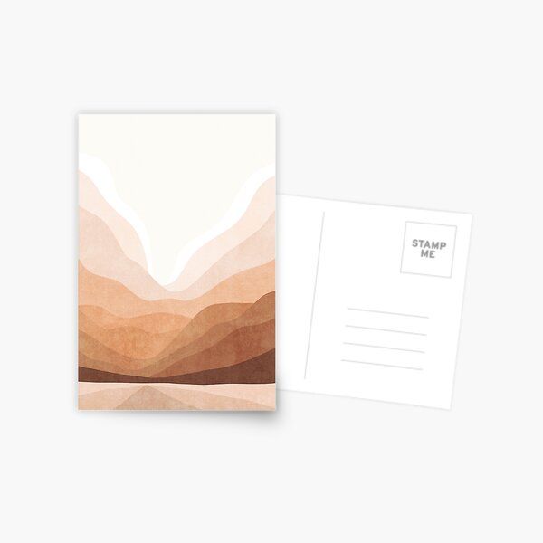 Warm mountain landscape Postcard