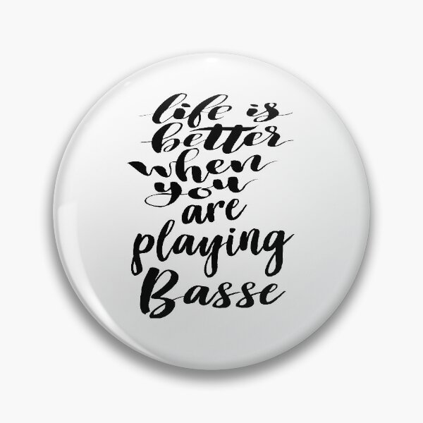 Aperçu de l'œuvre La vie est meilleure quand vous jouez à la basse créée et vendue par ProjectX23.