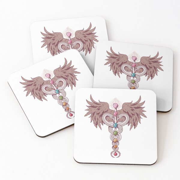 Item preview, Chakra Caduceus designed and sold by RealestDesigns.