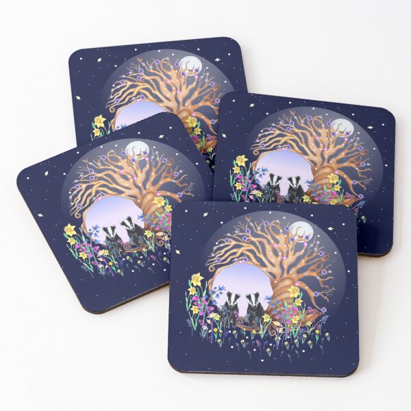 Item preview, Badger Cubs Love (View 2) designed and sold by nocturne-design.
