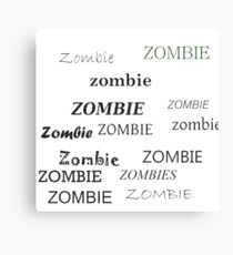 zombies! Canvas Print