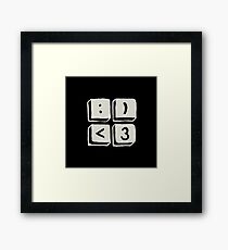 happy-heart Framed Print