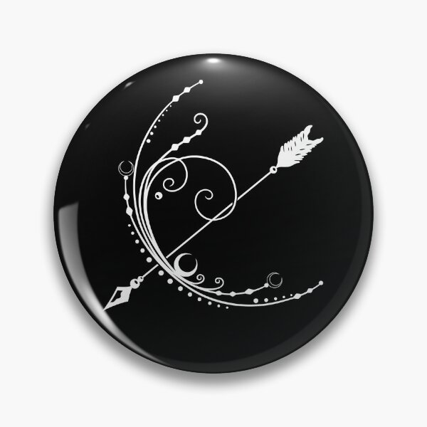 Item preview, Bow and arrow zodiac Sagittarius designed and sold by Christine Krahl.