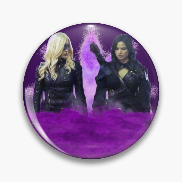 Item preview, Laurel Lance and Nyssa Al Ghul purple background designed and sold by dutchchu.