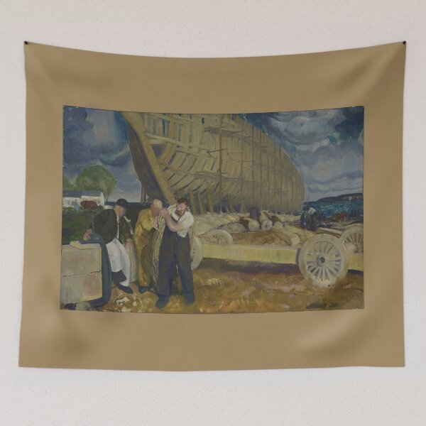 Item preview, Builders of Ships - The Rope - George Bellows - 1916 designed and sold by CrankyOldDude.