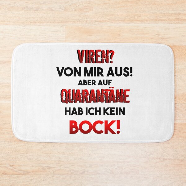 Item preview, Virus quarantine no buck saying funny designed and sold by JonasDesign.