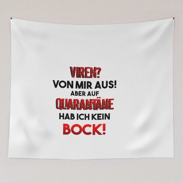 Item preview, Virus quarantine no buck saying funny designed and sold by JonasDesign.