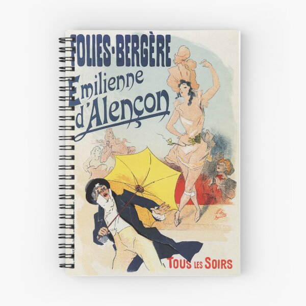 Item preview, Vintage Folies Bergère music dance ad by Chéret designed and sold by aapshop.