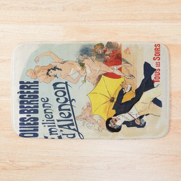 Item preview, Vintage Folies Bergère music dance ad by Chéret designed and sold by aapshop.