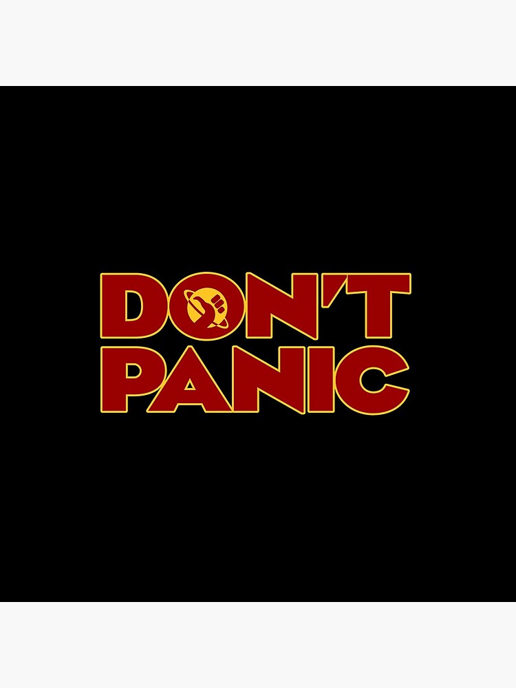 Don't Panic Hitchhikers Guide To The Galaxy by chrismick42