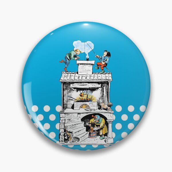 Item preview, Max and Moritz steal chickens, funny drawing, Wilhelm Busch designed and sold by Mauswohn.