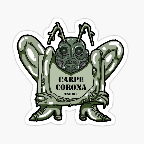 Carpe Corona Sticker