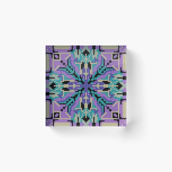 Plant Stem Weavers Core Acrylic Block