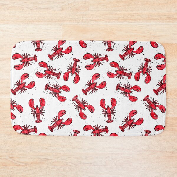 Item preview, lobsters - ink and watercolor - red designed and sold by littlearrow.