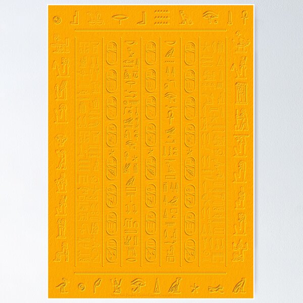 Item preview, Golden Glyphs Decoupage Paper designed and sold by MaryJaneBayliss.