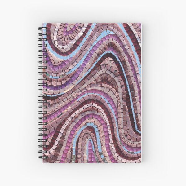 Path of Life Mosaic by Sue Kershaw Spiral Notebook