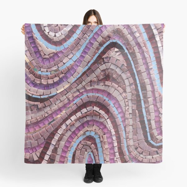 Path of Life Mosaic by Sue Kershaw Scarf