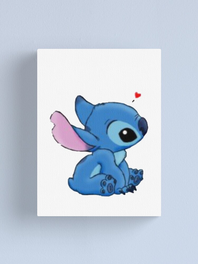 Stitch In Love 2 Canvas Print By Motherdaughter Redbubble