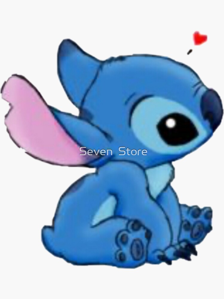 Stitch love  Sticker for Sale by Seven Store
