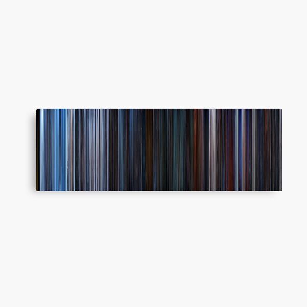 Moviebarcode: Star Wars: Episode V - The Empire Strikes Back (1980) Canvas Print