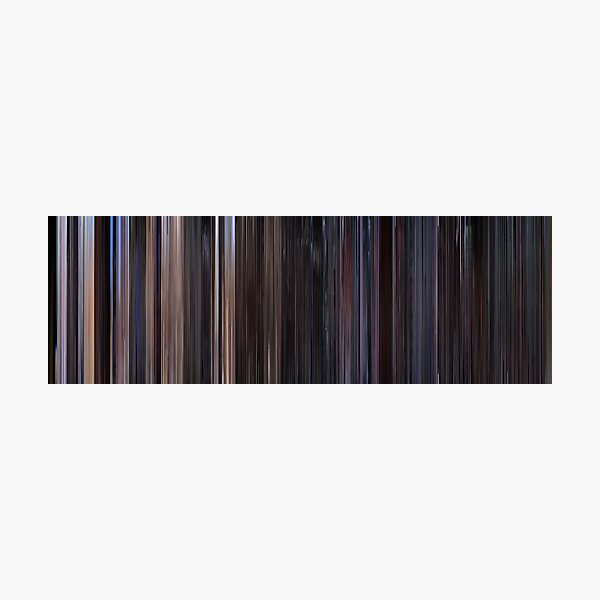 Moviebarcode: Star Wars: Episode IV - A New Hope (1977) Photographic Print
