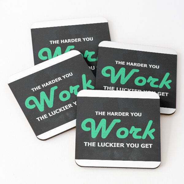 Item preview, The Harder You Work The Luckier You Get designed and sold by SuccessHunters.
