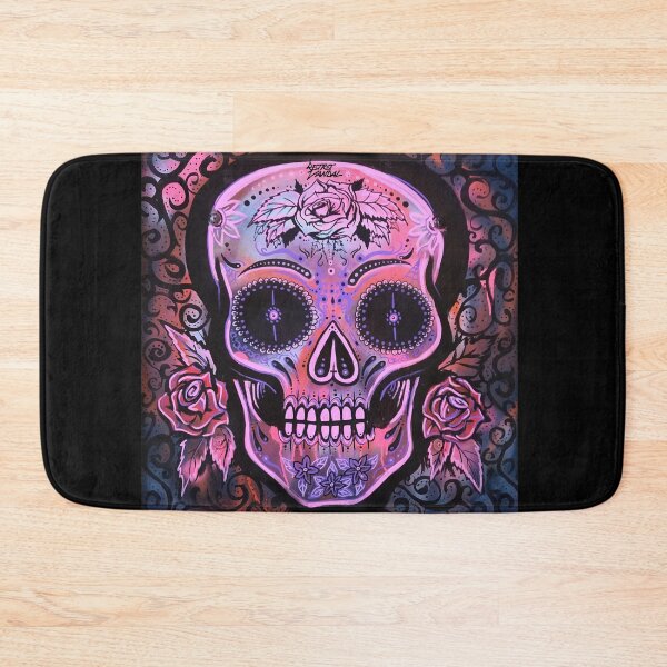 Item preview, Sugar Skull & Roses Candy Pink Retro Vandal designed and sold by RetroVandal.