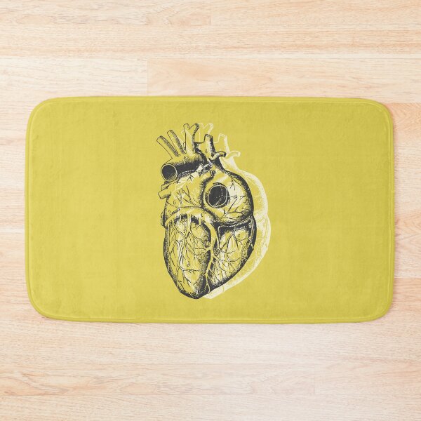 Item preview, Anatomical Heart • Yellow • Pastel Goth designed and sold by Rike Mayer.