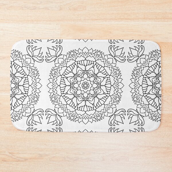 Item preview, Lotus Cornered Flowery Mandala designed and sold by SirCrim.