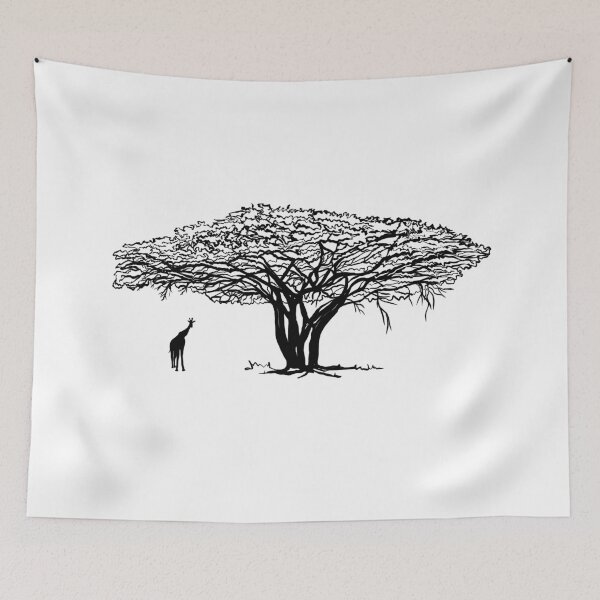 Item preview, Giraffe‘s favourite Tree. Acacia, umbrella tree designed and sold by DebbieJoyArt.