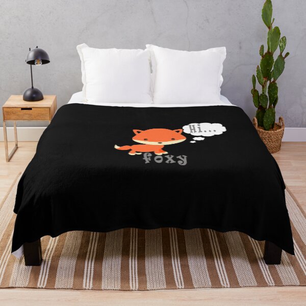 Item preview, Slim Fit T-shirt foxy say hi designed and sold by lamiabent.