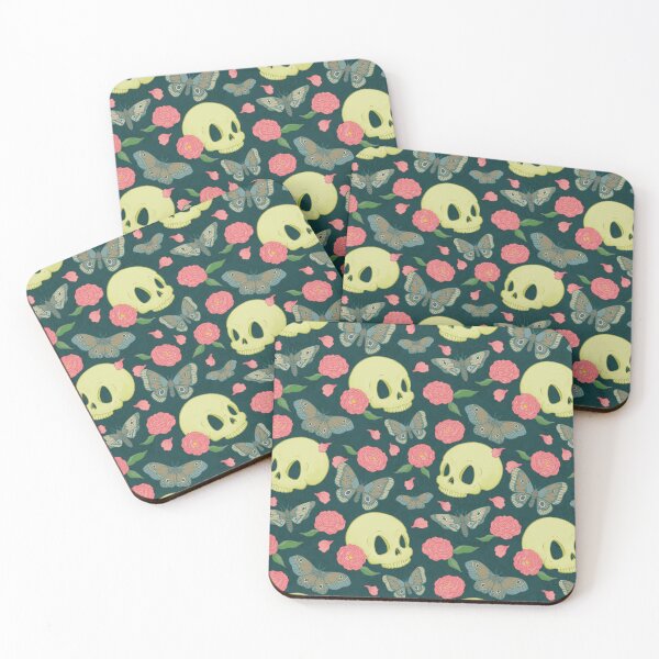 Item preview, Memento Mori with Moths designed and sold by carabara.