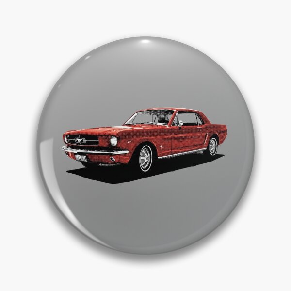 Artikelvorschau, Roter Ford Mustang entworfen und verkauft von Mark Vickers.
