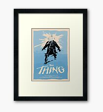 The Thing (1982) Custom Poster Framed Print