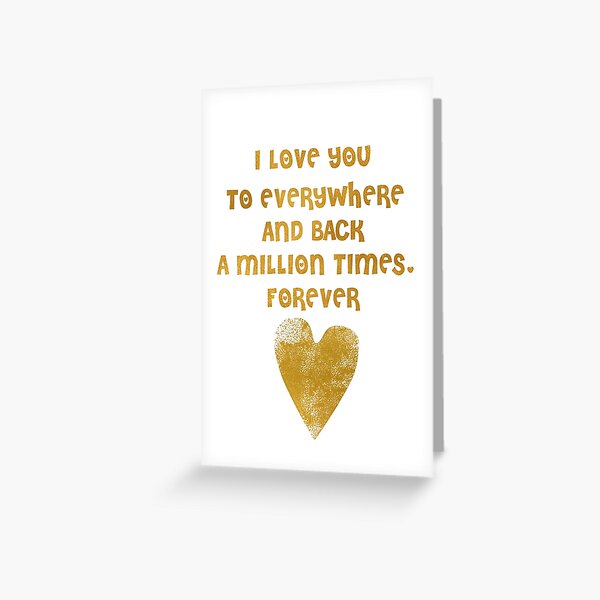 Love You Forever, Greetings Cards Delivered