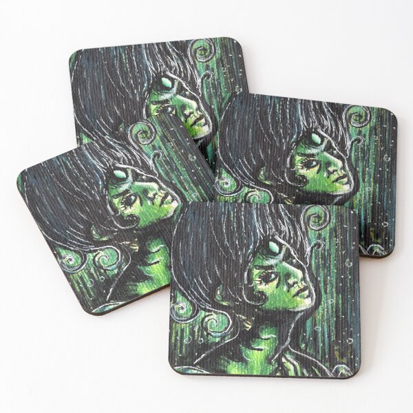 Item preview, Surreal Green Woman  designed and sold by KLoganArt.