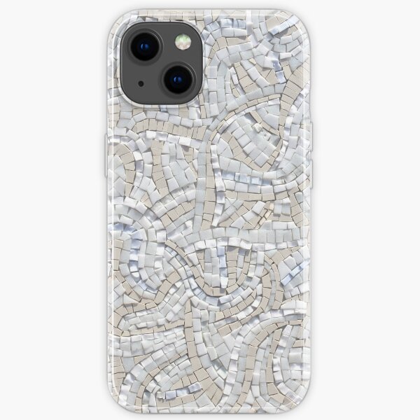 Seeing through the Blizzard Mosaic by Sue Kershaw iPhone Soft Case