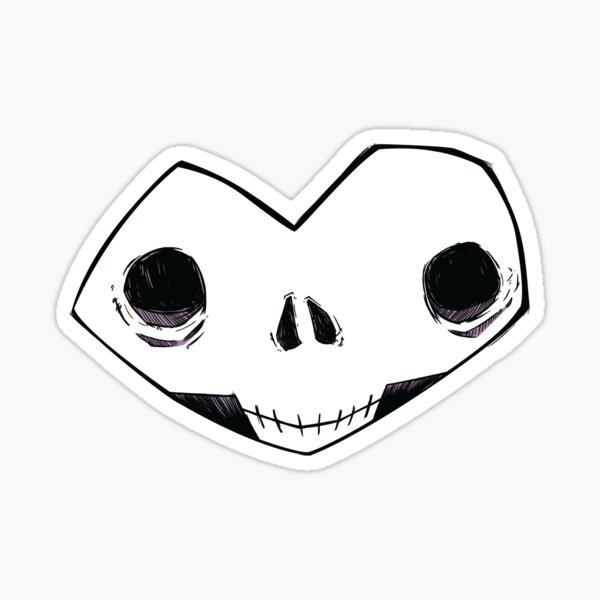 Memento Mori No. I (purple) Sticker