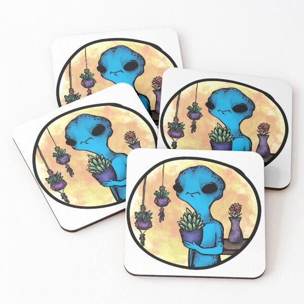 Item preview, Alien With Plants 2  designed and sold by TheSaltedSlug.