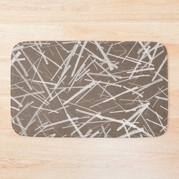 Item preview, Neutral Brush Strokes | Pattern in Muted Brown Taupe Cream designed and sold by Menega  Sabidussi.