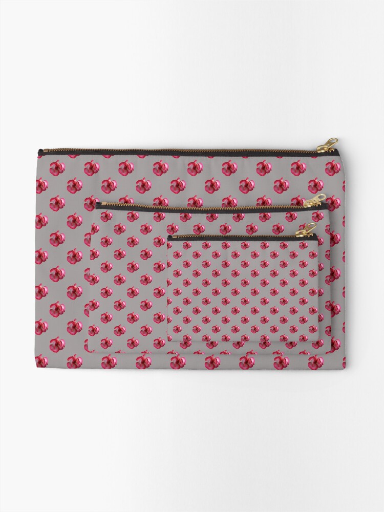 Thumbnail 2 of 4, Zipper Pouch, Red Rose designed and sold by STHogan.