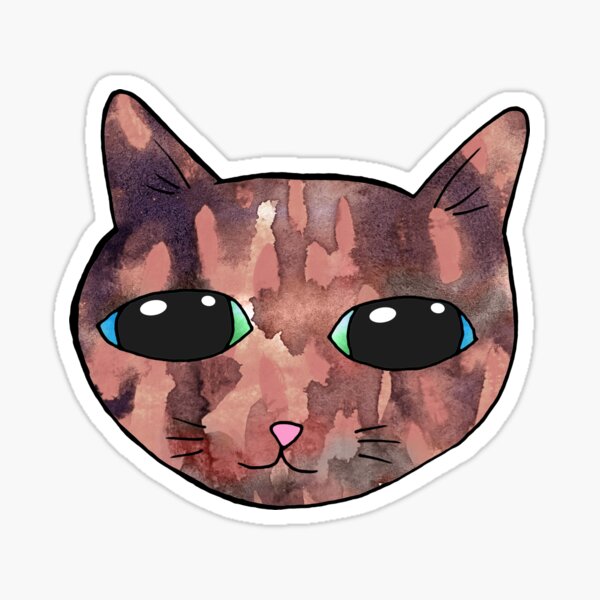 Tortoiseshell Tortie Cat Sticker
