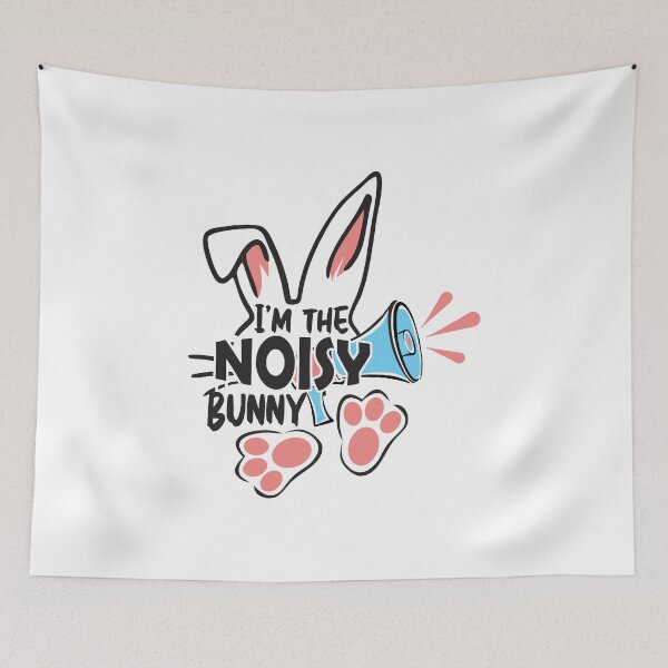 Item preview, Noisy bunny ears Matching Easter gift for men women kids designed and sold by hadleydesigns.