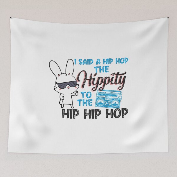 Item preview, Hip Hop The Hippity funny Easter bunny gift for toddlers designed and sold by hadleydesigns.