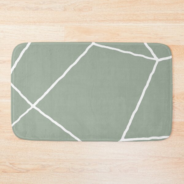Item preview, Geometric Sage Green Throw Pillow designed and sold by sheseddit.